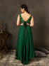 MULMUL BOTTLE GREEN SEQUIN EMBROIDERED CO-ORD SET MULMUL BOTTLE GREEN SEQUIN EMBROIDERED CO-ORD SET